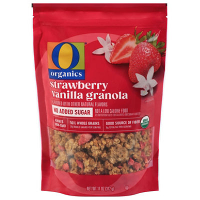 O Organics Granola Strawberry Vanilla Pouch - 11 Oz