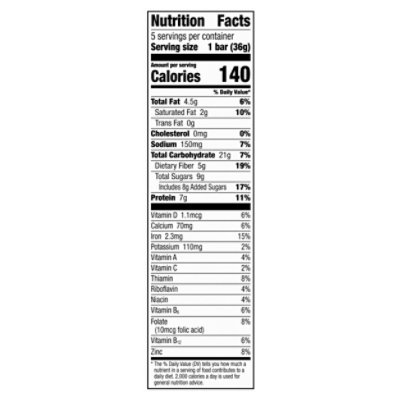 Cheerios Protein Peanut Butter Chocolate Cereal Bar 5 Count - 5 CT - Image 3