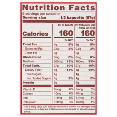 La Brea Bakery Pretzel Baguettes - 12.25 Oz - Image 2