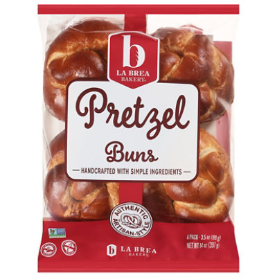La Brea Bakery Pretzel Buns - 14 Oz - Image 1