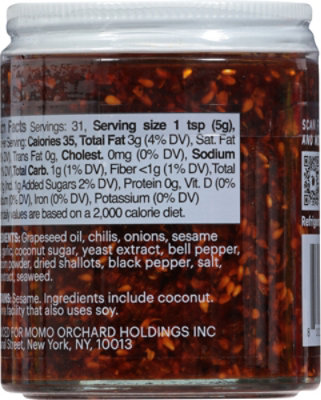 Momofuku Crunch Mild Chili Garlic - 5.5 Oz - Image 5