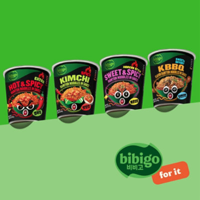 Bibigo Cup Ramyun Kimchi Spicy - 3.45 OZ - Image 4
