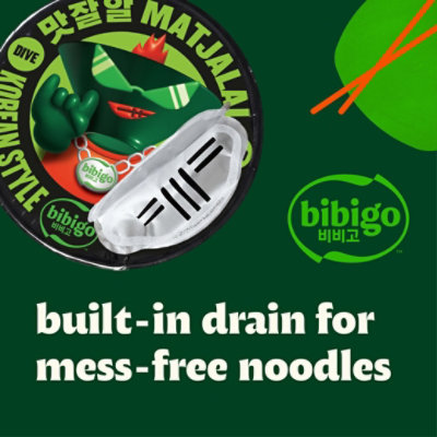 Bibigo Cup Ramyun Kimchi Spicy - 3.45 OZ - Image 5