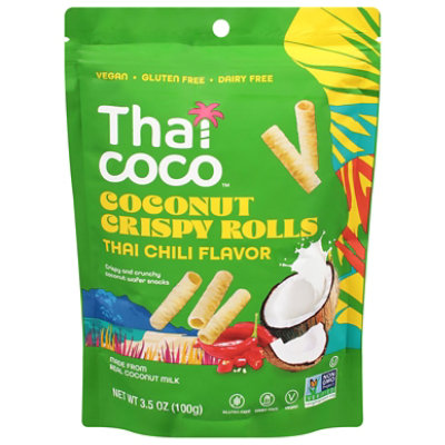 Thai Coco Crispy Rolls Thai Chili - 3.53 Oz