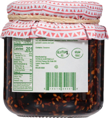 Patricia Quintana Salsa Macha Cranberries Mexican Chili Oil Bottle - 7 Fl. Oz. - Image 5