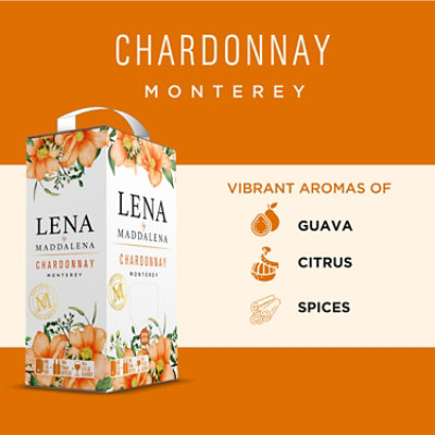 Lena by Maddalena Chardonnay Premium Boxed Wine - 1.5 Liter - Image 2