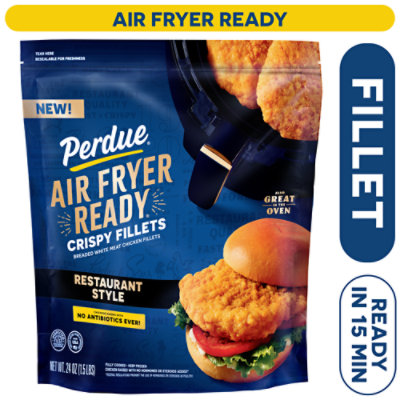 Perdue Nae Air Fryer Restaraunt Style Crispy Chicket Fillets - 24 Oz - Image 2