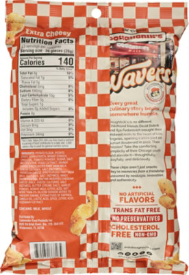 Wavers Extra Cheesy Chips Bag - 4.5 Oz - Image 5