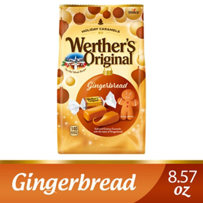 Werther's Holiday Caramels Gingerbread Bag - 8.57 Oz - Image 1