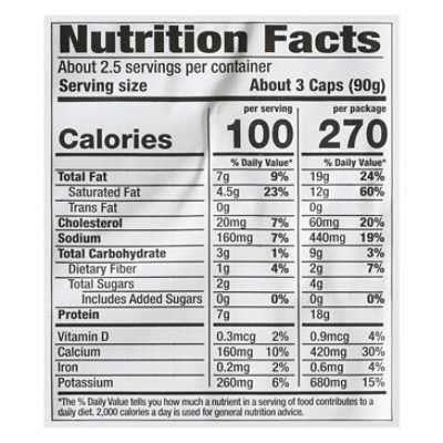 Giorgio Baby Bella Mushrooms Crab Seasoning Stuffed Ovenable Tray - 8.5 OZ - Image 4