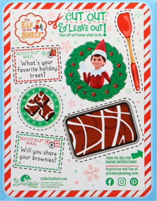 Pillsbury Funfetti The Elf On The Shelf Marshmallow Swirl Fudge Brownie Mix - 18.4 Oz - Image 6