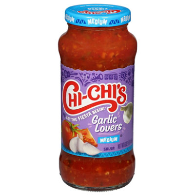 Chi Chis Garlic Lovers Salsa 16oz - 16 FZ - Image 1
