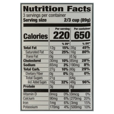 Signature Select Ice Cream Strawberry Fudge Moose Track - 1 Pint - Image 3