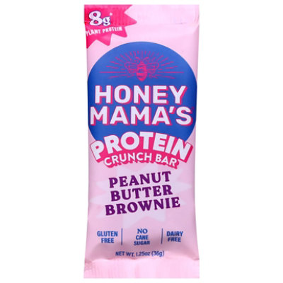 Honey Mama's Peanut Butter Brownie Protein Crunch Bar - 1.25 OZ - Image 1