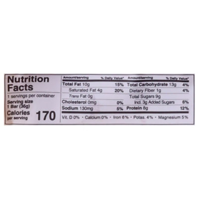 Honey Mamas Peanut Chocolate Chip Protein Crunch Bar - 1.25 OZ - Image 3
