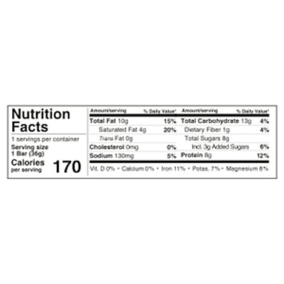 Honey Mama's Chocolate Cookie Protein Crunch Bar - 1.25 OZ - Image 3