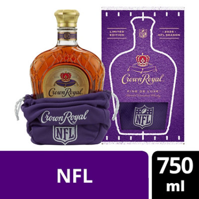 Crown Royal Deluxe W/ Nfl Bag 750ml - 750 ML - Image 1