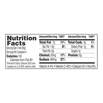 The Sausage Project Italian Herb Chicken Sausage - 12 Oz - Image 3