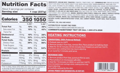 Blounts Family Kitchen Beef Chili With Beans Topped With Cornbread - 24 OZ - Image 5