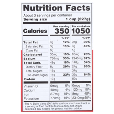 Blounts Family Kitchen Beef Chili With Beans Topped With Cornbread - 24 OZ - Image 3