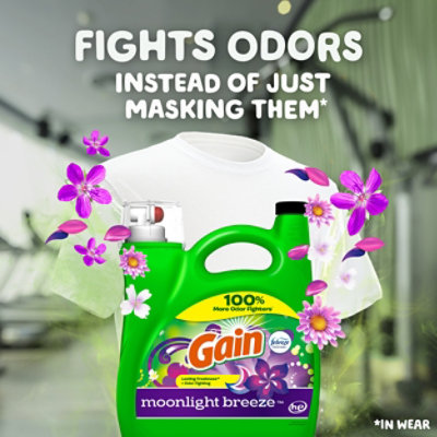 Gain Liquid Detergent He With Febreze Freshness, Moonlightt Breeze - 194 Fl. Oz. - 194 FZ - Image 2