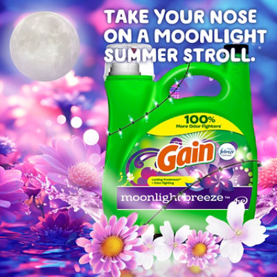 Gain Liquid Detergent He With Febreze Freshness, Moonlightt Breeze - 194 Fl. Oz. - 194 FZ - Image 5