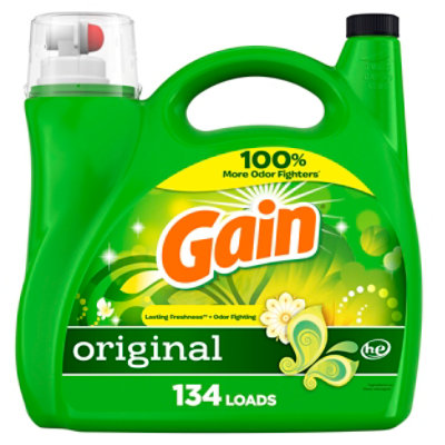 Gain Liquid Detergent He, Original Scent - 194 Fl. Oz. - 194 FZ - Image 1