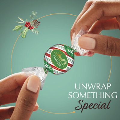Lindt Lindor Holiday Assorted Peppermint Chocolate Candy Truffles Traditions Gift Box - 6.8 Oz - Image 5