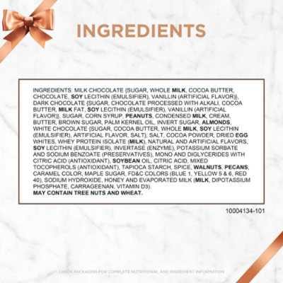 Russell Stover Christmas Assorted Milk & Dark Chocolate Candy Tree-Shaped Gift Box - 6.3 Oz - Image 4