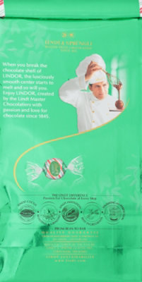 Lindt Lindor Limited Editiion Holiday Peppermint Cookie Bag - 5.1 Oz - Image 6