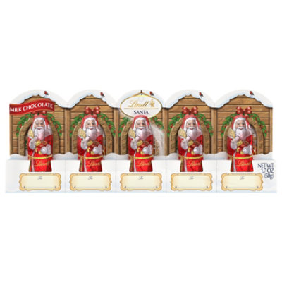 Santa Milk Choc Mini 5pk - 1.7 OZ - Image 2