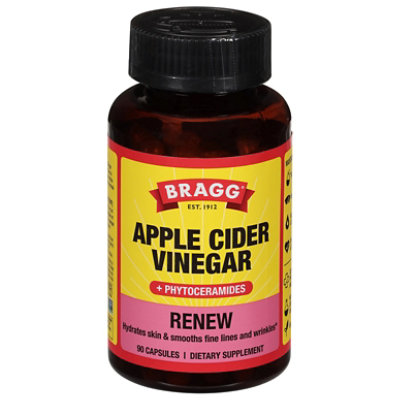 Bragg Apple Cider Vinegar Supplement Inner Glow - 90 CT - Image 1