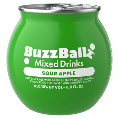 BuzzBallz Sour Apple - 187 Ml - Image 1