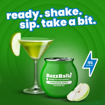 BuzzBallz Sour Apple - 187 Ml - Image 2