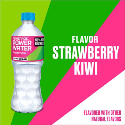 Power Water Strawberry Kiwi Zero Sugar - 20 Fl. Oz. - Image 3