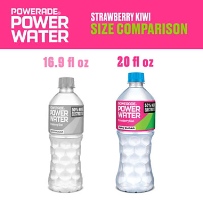 Power Water Strawberry Kiwi Zero Sugar - 20 Fl. Oz. - Image 2