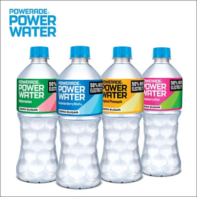 Power Water Watermelon Zero Sugar - 20 Fl. Oz. - Image 5