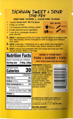 Simply Asia Stir Fry Sauce Sweet & Sour Sichuan - 4.22 Oz - Image 5