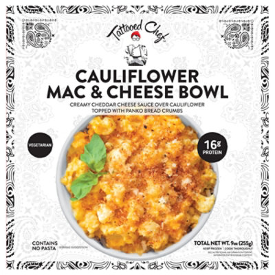 Tattooed Chef Cauliflower Mac & Cheese Bowl - 9 Oz - Image 1