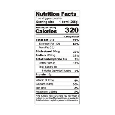 Tattooed Chef Cauliflower Mac & Cheese Bowl - 9 Oz - Image 3