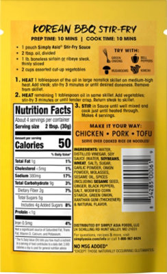 Simply Asia Stir Fry Sauce Korean BBQ - 4.22 Oz - Image 5