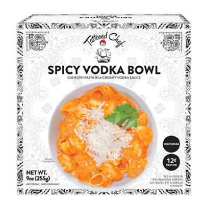 Tattooed Chef Spicy Vodka Pasta Bowl - 8 Oz - Image 1