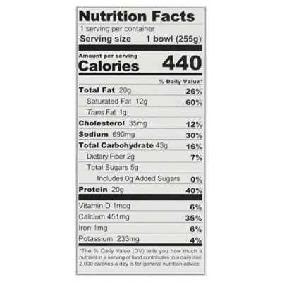 Tattooed Chef Cacio E Pepe Pasta Bowl 9oz - 9 OZ - Image 3