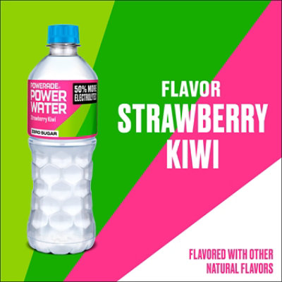 Power Water Strawberry Kiwi Zero Sugar - 6-16.9 Fl. Oz. - Image 3