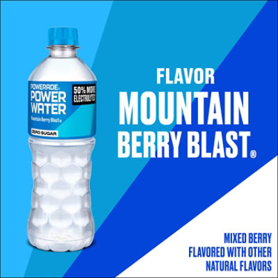 Power Water Mountain Berry Blast Zero Sugar - 6-16.9 Fl. Oz. - Image 3