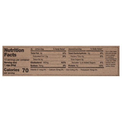 Nestfresh Organic Non Gmo Free Range Hfac Lg A Brown Eggs 12 Count - 12 CT - Image 3