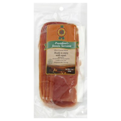 Del Duca Sliced Jamon Serrano Uncured Prosciutto - 3 Oz - Image 1