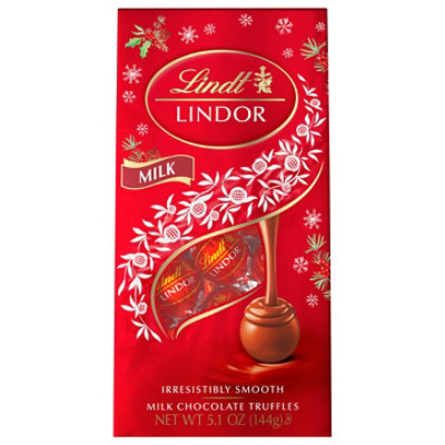 Lindt Lindor Holiday Milk Chocolate Candy Truffles Bag - 5.1 Oz - Image 4