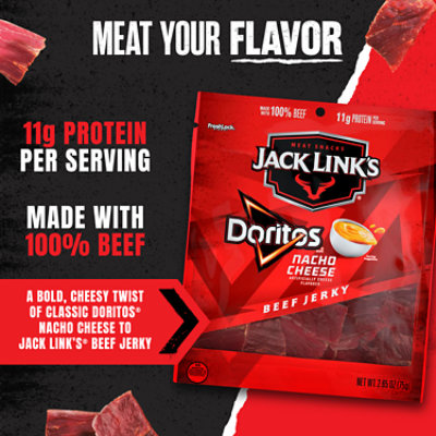 Jack Links Jerky Doritos Nacho Cheese - 2.65 Oz - Image 2