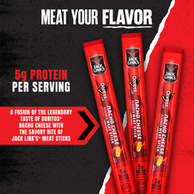Jack Links Stick Doritos Nacho Cheese 0.92oz - 0.92 OZ - Image 3
